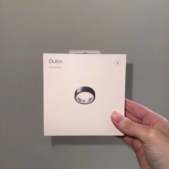 Oura Ring Gen 4 Horizon Black Smart Ring Size 9 NWT - Picture 2 of 9